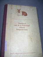 Boek Standaard vd in Nederland erkende konijnenrassen 1949, Dieren en Toebehoren, Konijnen, Mannelijk, Groot