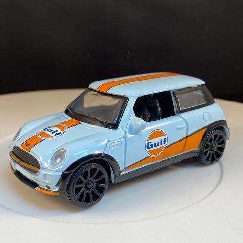 Motor Max Mini Cooper - GULF - 1:43, Hobby en Vrije tijd, Modelauto's | 1:43, Nieuw, Auto, Overige merken, Verzenden
