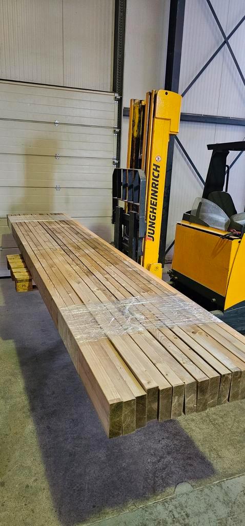 Grenen Balken - Nieuw!, Doe-het-zelf en Verbouw, Hout en Planken, Nieuw, Balk, Grenen, 300 cm of meer, 50 mm of meer, Geïmpregneerd