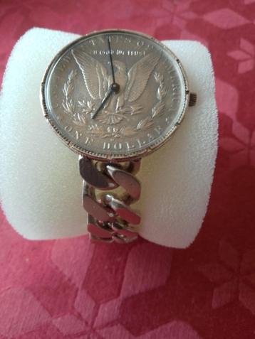 Horloge zilver 980 er zilver, US Dollar beschikbaar voor biedingen