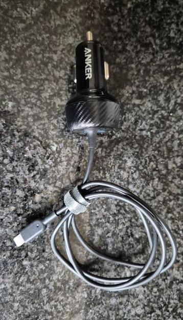 Anker autolader PowerDrive 2 Elite with Lightning Connector beschikbaar voor biedingen