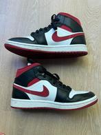 Nike Air Jordan 1 Mid Zwart Maat 40 US 7, Ophalen, Zwart, Nike Air Jordan, Sneakers of Gympen