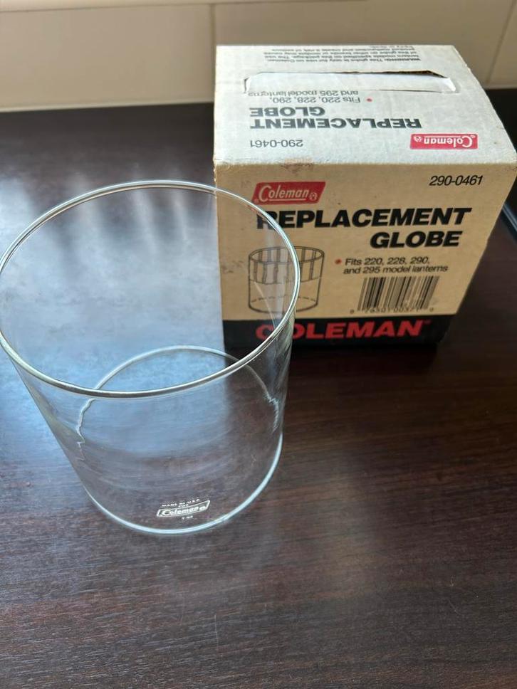 Coleman Vervangend Glas - 220, 228, 290, 295, Caravans en Kamperen, Kampeeraccessoires, Gebruikt, Ophalen of Verzenden