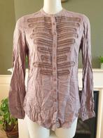 Antik Batik bruin paarse blouse mt S 38 | Gratis Verzenden !, Verzenden, Zo goed als nieuw, Maat 36 (S), Paars