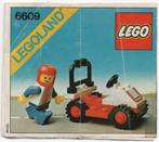 lego 6609-1 lego legoland, classic city raceauto (1980), Kinderen en Baby's, Speelgoed | Duplo en Lego, Ophalen of Verzenden, Gebruikt
