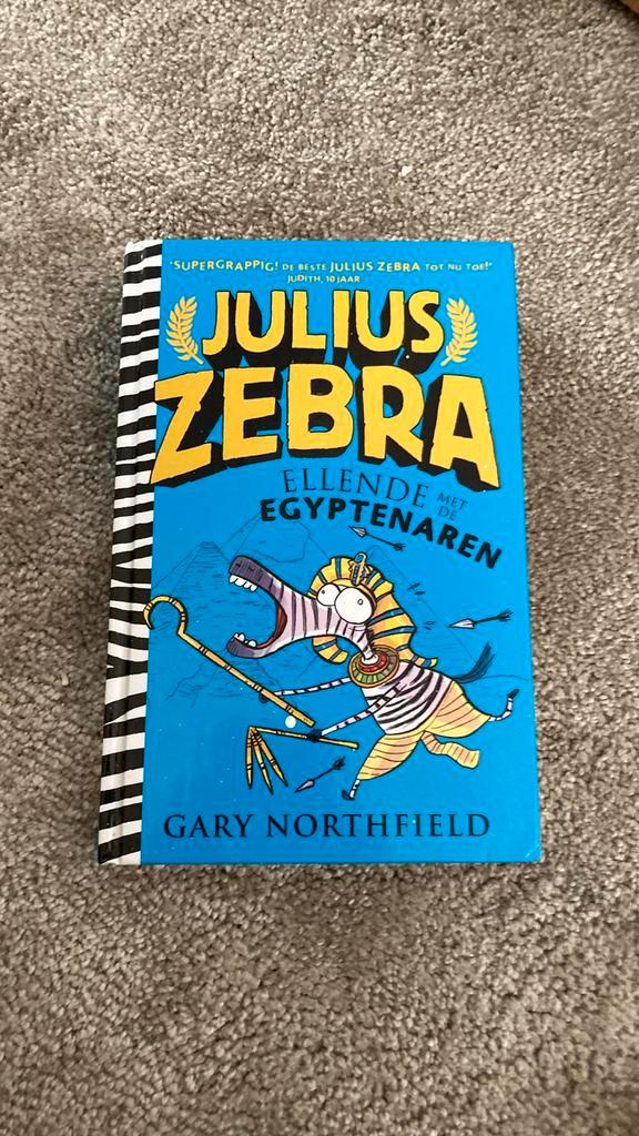Julius zebra Ellende met de Egyptenaren, Boeken, Humor, Zo goed als nieuw, Verhalen, Ophalen of Verzenden