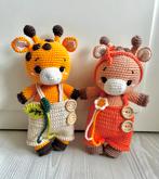 Gehaakte Baby Giraffen Brian en Lola, Ophalen of Verzenden, Nieuw, Haken, Overige typen