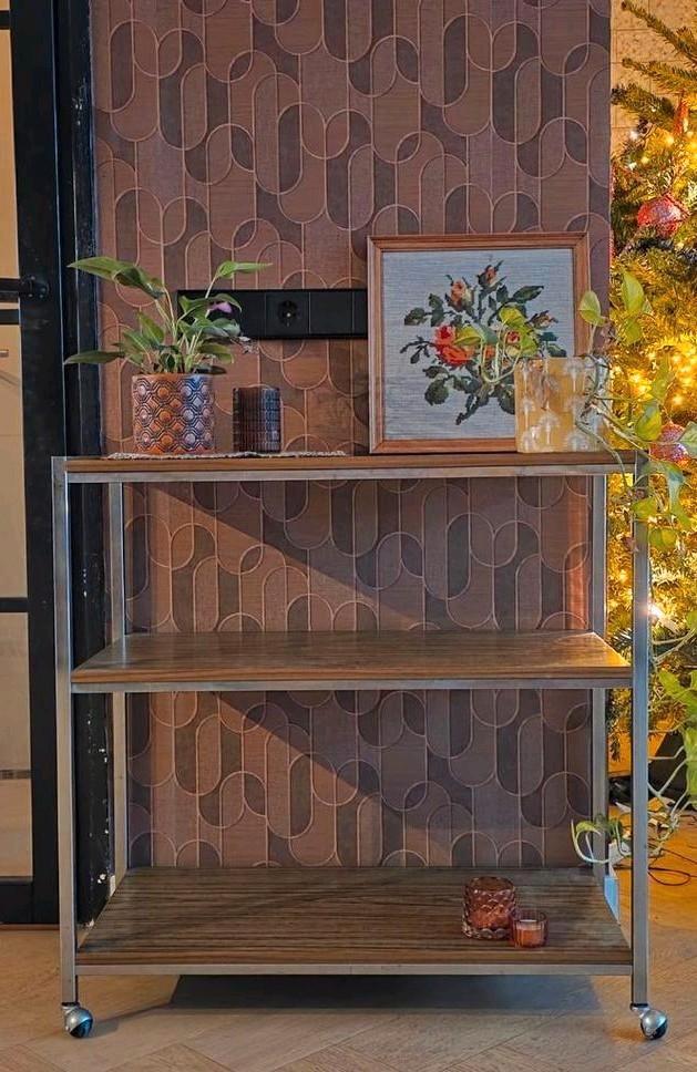 Mooie vintage trolley, Huis en Inrichting, Overige Huis en Inrichting, Gebruikt, Ophalen of Verzenden