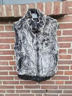 Grijs/zwarte faux fur bodywarmer | maat M | carnaval, Maat 38/40 (M), Zeeman, Ophalen of Verzenden, Zo goed als nieuw