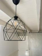 Zwarte Geometrische Hanglamp, Huis en Inrichting, Modern, hip,, Ophalen of Verzenden, Zo goed als nieuw, Metaal