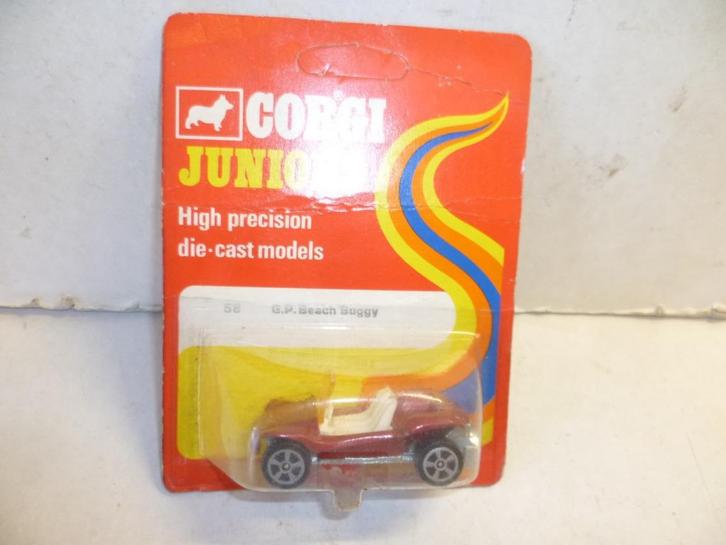 Corgi JR nr58 1973 GP Beach Buggy nieuw in blister modelauto, Hobby en Vrije tijd, Modelauto's | Overige schalen, Nieuw, Auto