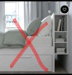 Brimnes opberger (zonder hoofdbord) 160 cm, Ophalen, Wit, IKEA, 200 cm
