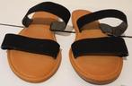 Sandalen zwart maat 38 zomer slippers dames schoenen, Slippers, Verzenden, Zwart, Gedragen