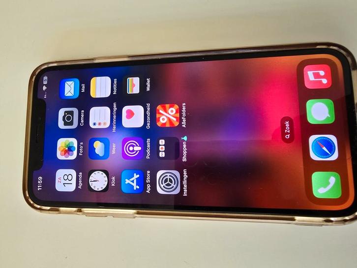 IPhone 10 xs 64GB, Telecommunicatie, Mobiele telefoons | Apple iPhone, Zo goed als nieuw, 64 GB, Goud, Ophalen of Verzenden