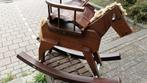 Vintage houten schommelpaard met zitje – echte eyecatcher, Antiek en Kunst, Antiek | Speelgoed, Ophalen