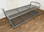 Tweepersoons logeerbed onderschuif, Huis en Inrichting, Slaapkamer | Bedden, Ophalen, Tweepersoons, Zo goed als nieuw, 80 cm