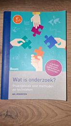 Wat is onderzoek? Praktijkboek methoden en technieken, Ophalen of Verzenden, Zo goed als nieuw, HBO, Nel Verhoeven