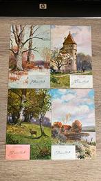 Oude ansichtkaarten Serie Seizoenen 1901 Duitsland, Ophalen of Verzenden, Voor 1920, Gelopen, Duitsland