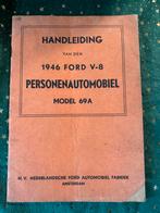 Handleiding Ford V8 1946 model 69A, Auto diversen, Handleidingen en Instructieboekjes, Ophalen of Verzenden