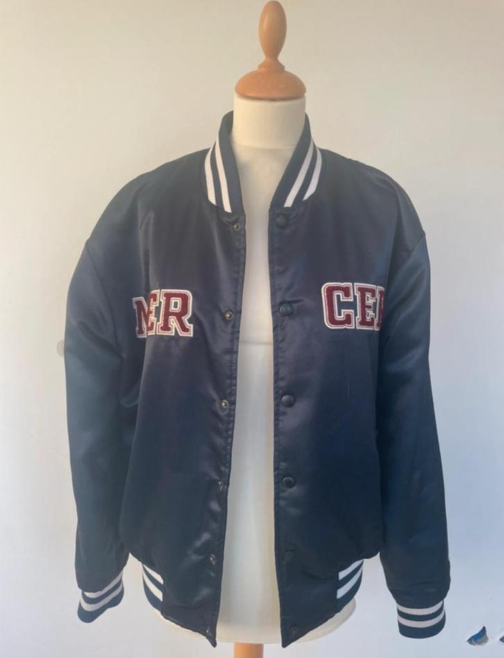 Mercer Amsterdam Bomberjack, Kleding | Heren, Jassen | Zomer, Gedragen, Maat 48/50 (M), Blauw, Ophalen of Verzenden