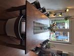 Grote eettafel met 8 stoelen, Huis en Inrichting, Gebruikt, 100 tot 150 cm, 200 cm of meer, Vijf personen of meer