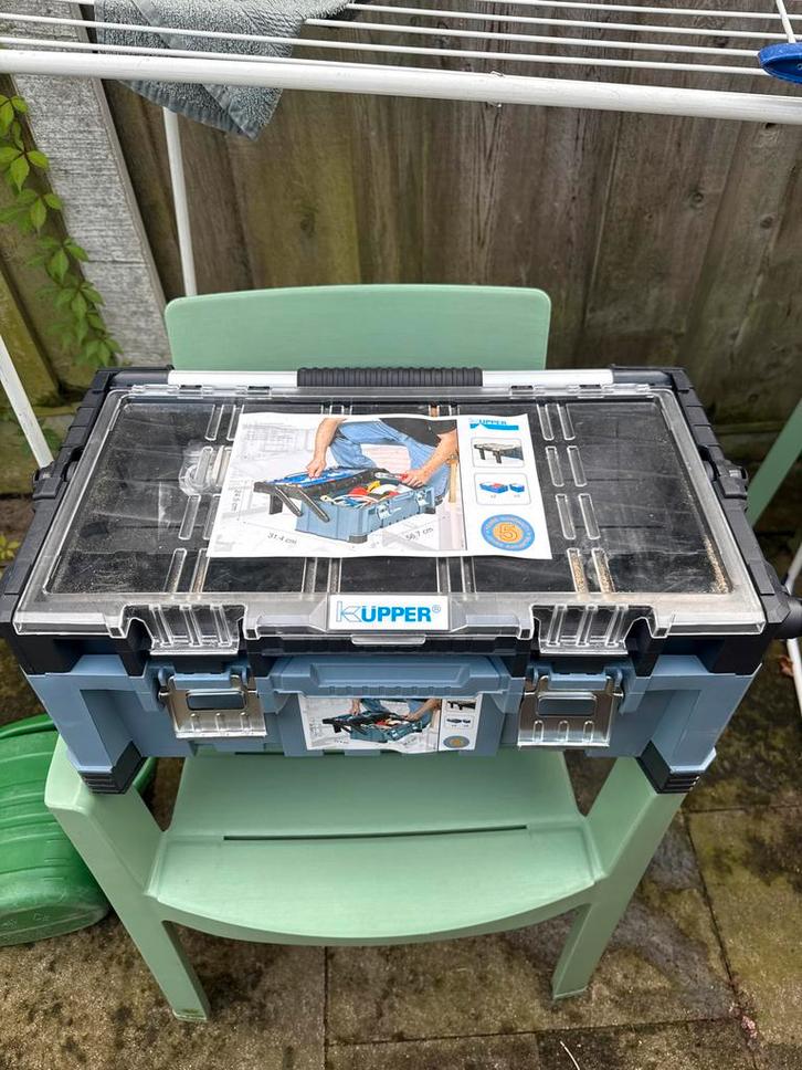 Kupper Gereedschapskist gereedschap koffer, Doe-het-zelf en Verbouw, Gereedschapskisten, Nieuw, Ophalen of Verzenden