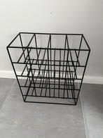 Wijnrek voor 16 flessen van metaal, Huis en Inrichting, Ophalen, Gebruikt, 5 tot 15 flessen, Metaal