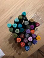 Alcohol markers. 30 stuks, Hobby en Vrije tijd, Ophalen of Verzenden, Zo goed als nieuw, Potlood of Stift