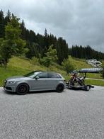 Afzinkbare acebike motor trailer te huur, Ophalen