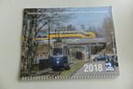 NVBS Kalender 2018 Nederlandse spoorwegen trein tram NS TOP, 1980 tot heden, Foto, Ophalen of Verzenden, Zo goed als nieuw