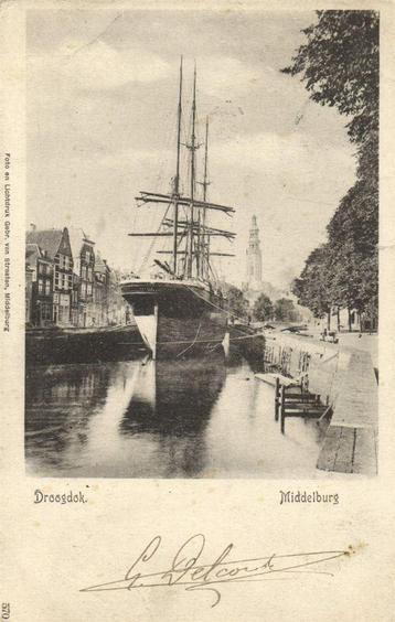 Droogdok. - Middelburg - B-keus - 1903 gelopen beschikbaar voor biedingen