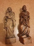 Houten maria met kind beeld + 1., Ophalen of Verzenden