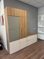 Ikea Besta Wandmeubel, Huis en Inrichting, Ophalen, 250 tot 300 cm, Eikenhout, Zo goed als nieuw