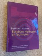 D.B. Baarda - Basisboek methoden en technieken, Boeken, Gelezen, D.B. Baarda; M.P.M. de Goede, Nederlands, Ophalen of Verzenden