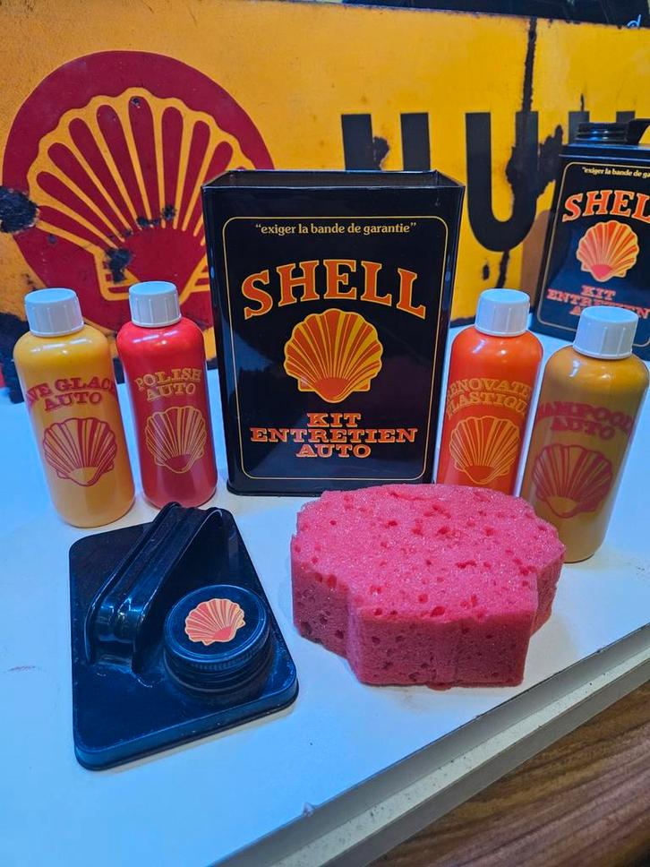 Shell olieblik car kit New old stock compleet, Verzamelen, Blikken, Gebruikt, Overige, Ophalen of Verzenden