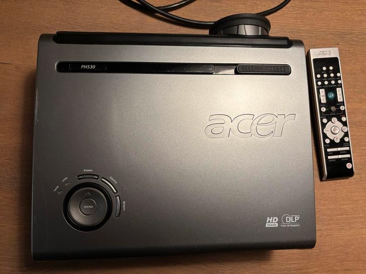 Acer PH530 DLP Projector - HD Ready, Audio, Tv en Foto, Beamers, Gebruikt, DLP, HD (720), Ophalen