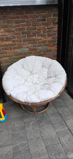 Rotan lounge stoel van de gamma, Tuin en Terras, Ophalen, Zo goed als nieuw, Rotan, Stoel