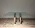 Glazen eettafel 150 x 150, Huis en Inrichting, Verzenden, Vijf personen of meer, Rechthoekig, Glas