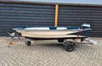 Nette Boot met Trailer en 5pk Yamaha buitenboordmotor, Watersport en Boten, Ophalen, Gebruikt, Tot 10 pk, 3 tot 6 meter