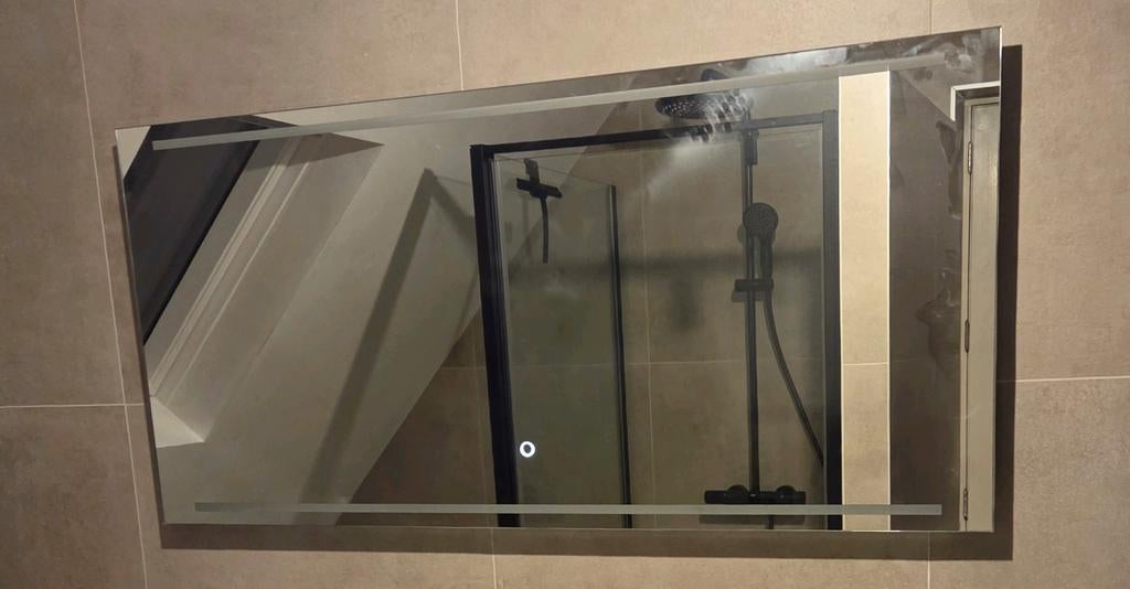 Ben Mytho Spiegelpaneel met LED 120x55cm, Huis en Inrichting, Badkamer | Badkamermeubels, Zo goed als nieuw, Spiegelkast, Minder dan 100 cm