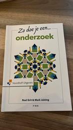 Roel Grit - Zo doe je een onderzoek, Sociale wetenschap, Nieuw, Ophalen of Verzenden, Roel Grit; Mark Julsing