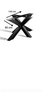 Matrix Spin Tafelpoot - Stoer en Modern, Ophalen, Tafelpoot, 100 tot 150 cm, Rond