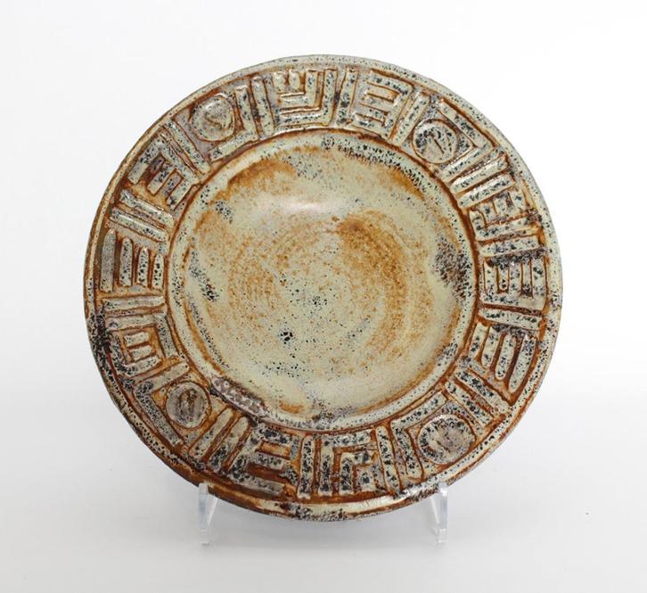 Jette Helleroe Denmark - aardewerk bord, Antiek en Kunst, Kunst | Designobjecten, Ophalen