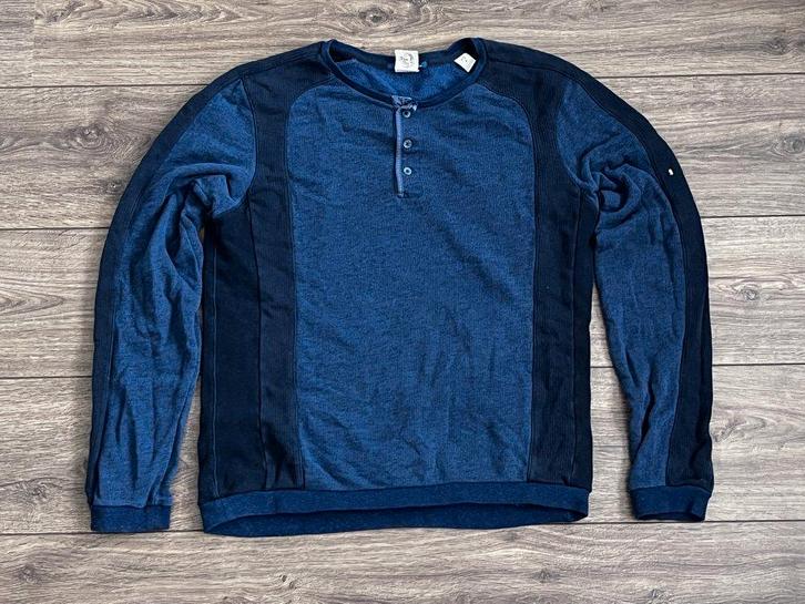 Scotch & Soda heren heren trui blauw maat M, Kleding | Heren, Truien en Vesten, Gedragen, Maat 48/50 (M), Blauw, Ophalen of Verzenden