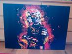 Max Verstappen canvas doek, Ophalen, Zo goed als nieuw, Schilderij, 75 cm of meer
