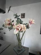 Zijden boeket amarylis en eucalyptus ca 95 cm hoog, Ophalen of Verzenden, Zo goed als nieuw