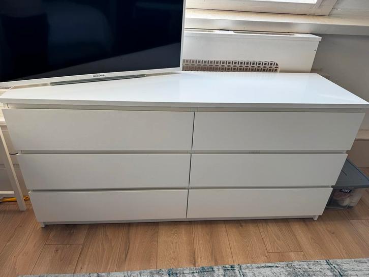 Ikea Malm Kast, Huis en Inrichting, Kasten | Dressoirs, Gebruikt, 50 tot 100 cm, 25 tot 50 cm, Met lade(s), Kunststof, Ophalen of Verzenden