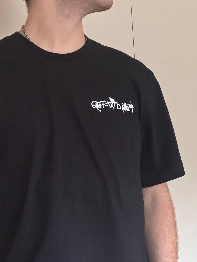 Off White T-shirt, Kleding | Heren, T-shirts, Maat 52/54 (L), Zwart, Nieuw, Ophalen of Verzenden