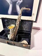 Elkhart by Buescher zilver Alt Saxofoon, Ophalen of Verzenden, Gebruikt, Alt, Met koffer