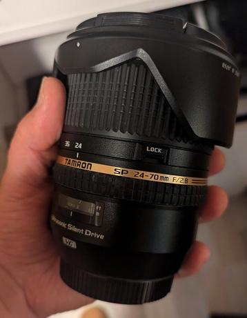 Tamron 24-70 2.8 (EF mount)  beschikbaar voor biedingen